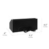 Black Wood All-in-One USB Charging Desk Organizer Caddy